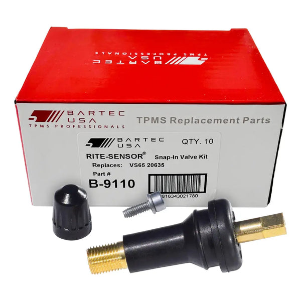 Bartec B-9110 TPMS Snap-in Valve Service Kit – All Tire Supply