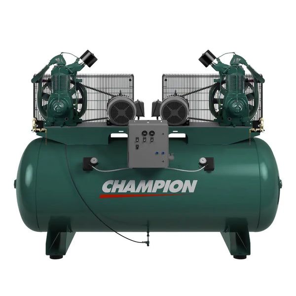 Champion Hr15d 24 R Series 15hp Duplex Air Compressor R70 Pumps