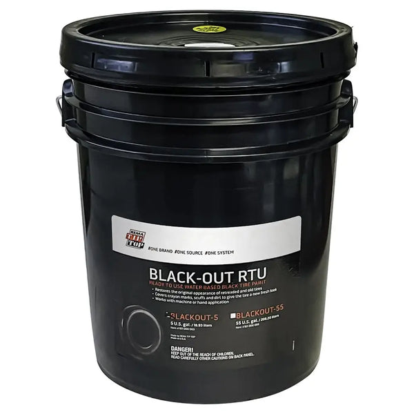 AA 1 Gal Concentrate Black Tire Paint - Water-Base