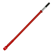 Red metal breaker bar with black grip for AA 25 lbs Heavy-Duty Impact Bead Breaker