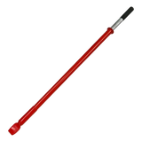 Red metal breaker bar with black grip for AA 25 lbs Heavy-Duty Impact Bead Breaker