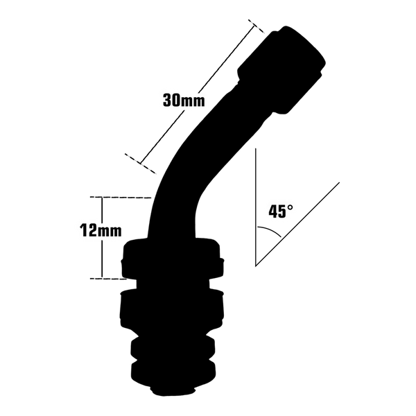AA Enkei Valve 45 Degree Bend, 30mm EL – All Tire Supply