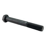 Long metal bolt with a hexagonal head and threaded shaft.