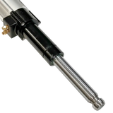 Automotive ignition coil with a metal rod extending from a black cylindrical body.