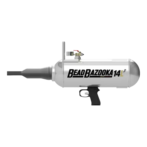 Bead Bazooka 14 tire inflation tool with tank and grip handle for easy bead seating