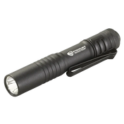 Black tactical LED flashlight with pocket clip, perfect compact flashlight for on-the-go use