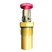 Gold mechanical valve with red button for Viper Bead Seater GEN3 VP Trigger