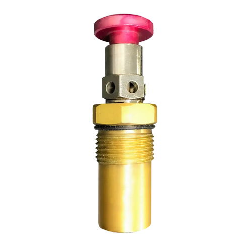 Gold mechanical valve with red button for Viper Bead Seater GEN3 VP Trigger