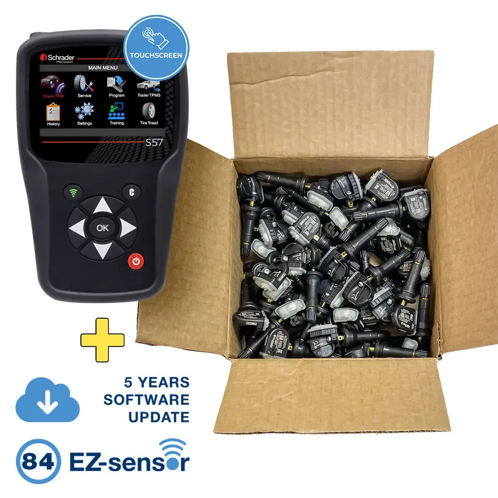 Schrader S57 TPMS Tool w/ 84 Ez-Sensors 5 Years Update Bundle 